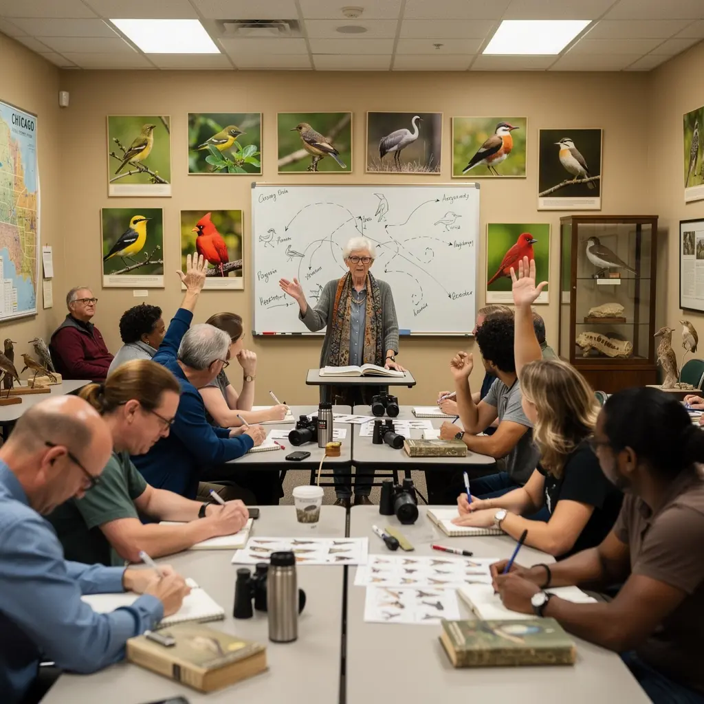 Крупный план пернатого обитателя, сидящего на ветке, с яркими оперением.